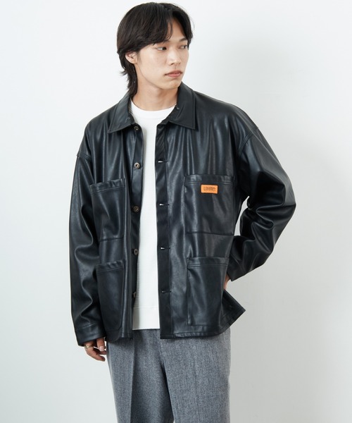 UNIVERSAL OVERALL（ユニバーサルオーバーオール）の「[UNIVERSAL OVERALL/ユニバーサルオーバーオール] 別注 カバーオールジャケット（ミリタリージャケット・レディース・ワンウォッシュ/チャコールグレー/ブラック/ブラウン・M/L）」の22枚目の写真