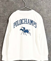 POLO CHAMPS（ポロチャンプス）の「【POLO CHAMPS ポロチャンプス】ロゴプリント オーバーサイズ ロンT（Tシャツ/カットソー）」