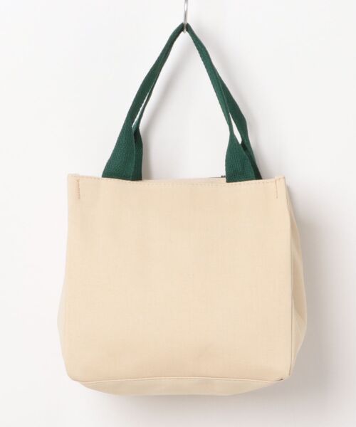 Burner(バーナー)の「【OKUOKU 0909】キャンバス ミニトートランチバッグ oku-bag-20-13【RBT】(トートバッグ・レディース・ホワイト/グリーン/ブラック・FREE)」の4枚目の写真
