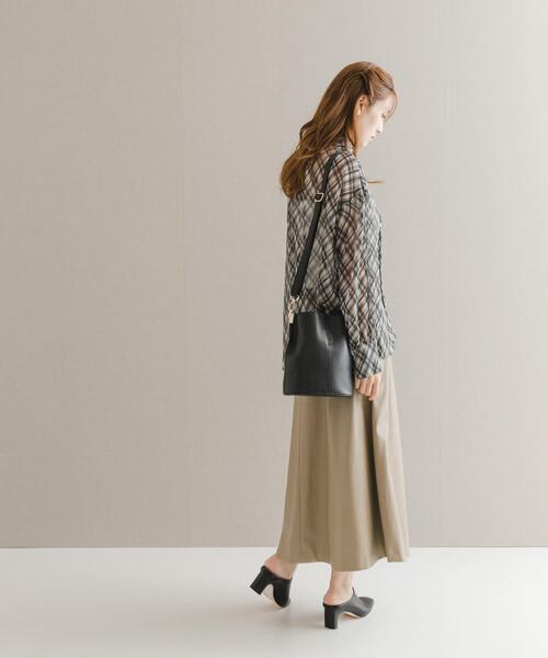 URBAN RESEARCH ROSSO WOMEN(アーバンリサーチ ロッソ)の「チェックボウタイボリュームブラウス(シャツ/ブラウス・レディース・ブラック系その他/ブラウン系その他・FREE)」の21枚目の写真