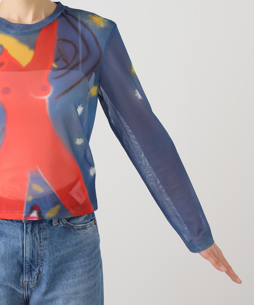 Carne Bollente（カルネボレンテ）の「Carne Bollente / カルネボレンテ They Call Her Carmen（Tシャツ/カットソー・レディース・ネイビー・SMALL）」の7枚目の写真