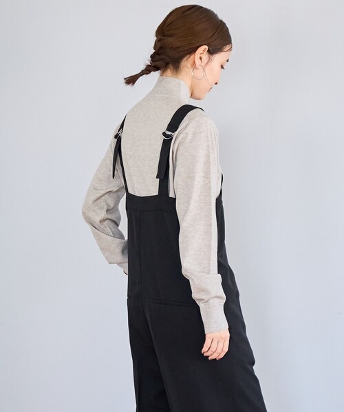 セール】モチモチ天竺 ウォッシャブルハイネックニット【インフル