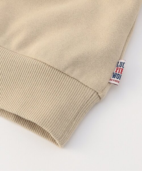 F.O.KIDS（エフオーキッズ）の「【ジュニア対応】BUS　ART　トレーナー（スウェット・キッズ・チャコール/オフホワイト/ベージュ・140/90/100/110/120/130/80）」の6枚目の写真