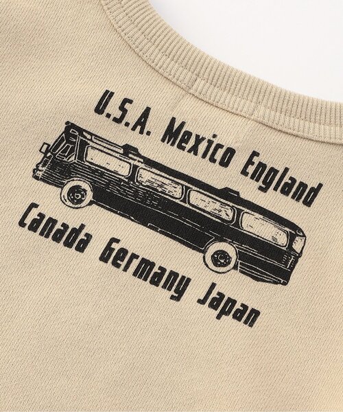 F.O.KIDS（エフオーキッズ）の「【ジュニア対応】BUS　ART　トレーナー（スウェット・キッズ・チャコール/オフホワイト/ベージュ・140/90/100/110/120/130/80）」の11枚目の写真