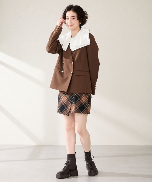 ORiental TRaffic（オリエンタルトラフィック）の「厚底 ニット ソックス レースアップ ブーツ /51404（ブーツ・レディース・ブラック/ブラウン・S/M/L/LL/3L/SS）」の21枚目の写真