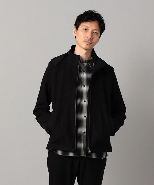 COMME CA MEN(コムサメン)の「尾州産 ウォーフィルコーデュロイ 2WAYストレッチブルゾン(ブルゾン・メンズ・チャコールグレー/ブラック・L/M)」の2枚目の写真