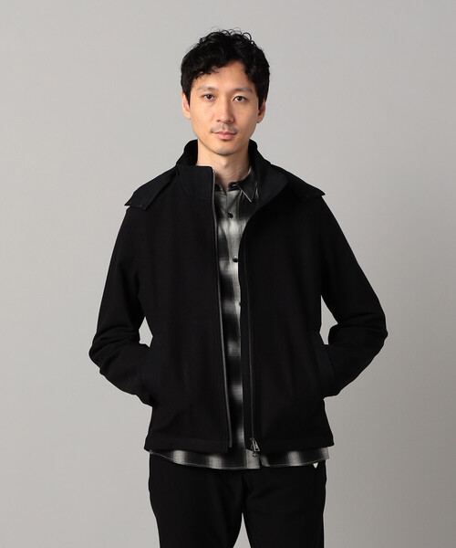 COMME CA MEN(コムサメン)の「尾州産 ウォーフィルコーデュロイ 2WAYストレッチブルゾン(ブルゾン・メンズ・チャコールグレー/ブラック・L/M)」の5枚目の写真