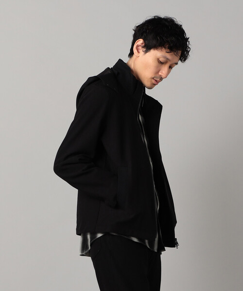 COMME CA MEN(コムサメン)の「尾州産 ウォーフィルコーデュロイ 2WAYストレッチブルゾン(ブルゾン・メンズ・チャコールグレー/ブラック・L/M)」の6枚目の写真