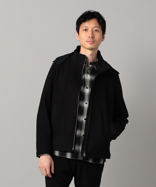 COMME CA MEN(コムサメン)の「尾州産 ウォーフィルコーデュロイ 2WAYストレッチブルゾン(ブルゾン・メンズ・チャコールグレー/ブラック・L/M)」の7枚目の写真