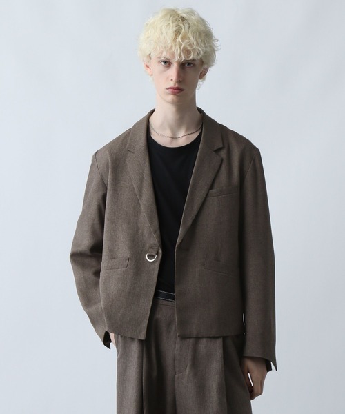 HARE(ハレ)の「【SET UP対応】Dカンショートジャケット(HARE)(テーラードジャケット・メンズ・ブルー系その他/ブラウン系その他/グレー系その他・FREE)」の2枚目の写真