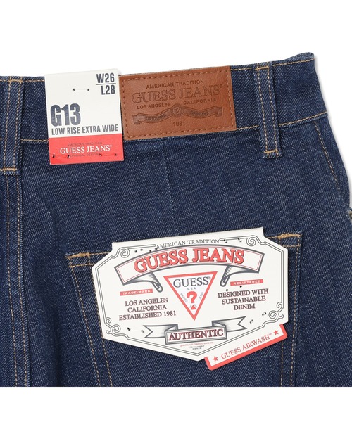 GUESS JEANS G12 Pleated Extra Wide Leg デニムパンツ ワイドジーンズ