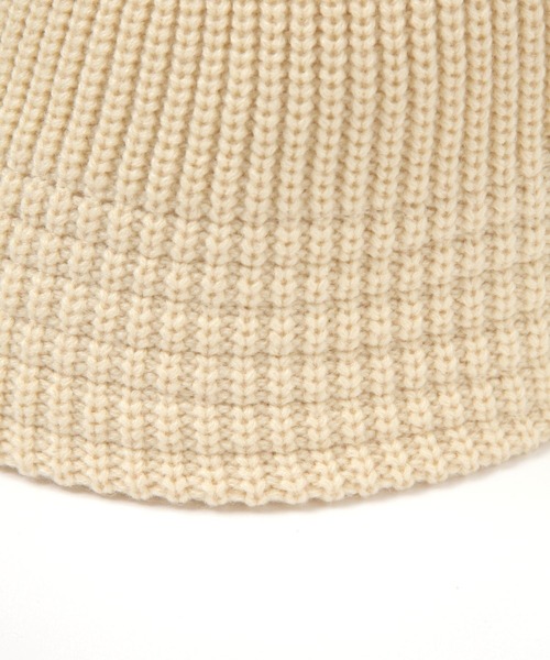 studio CLIP（スタディオクリップ）の「【daily CLIP】odds バケットワッチ（ニットキャップ/ビーニー・レディース・アイボリー/ブラック・FREE）」の10枚目の写真