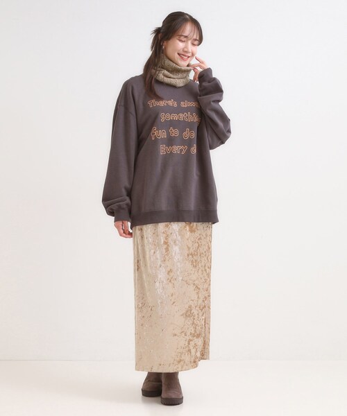 セール】ベビーアルパカ混ケーブルスヌード（ネックウォーマー