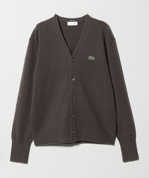 別注】＜LACOSTE＞ロングスリーブニットカーディガン（カーディガン