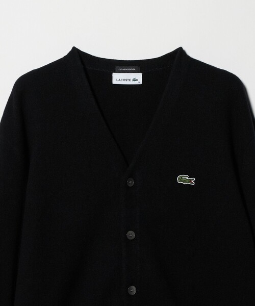 別注】＜LACOSTE＞ロングスリーブニットカーディガン（カーディガン