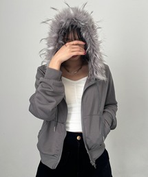 SEN TOKYO（セントーキョー）の「ファー付きジップアップパーカー フーディー（パーカー）」