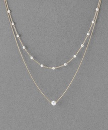 Phoebe | 2ラインエレガントパールネックレス/2連/重ね付け(ネックレス)