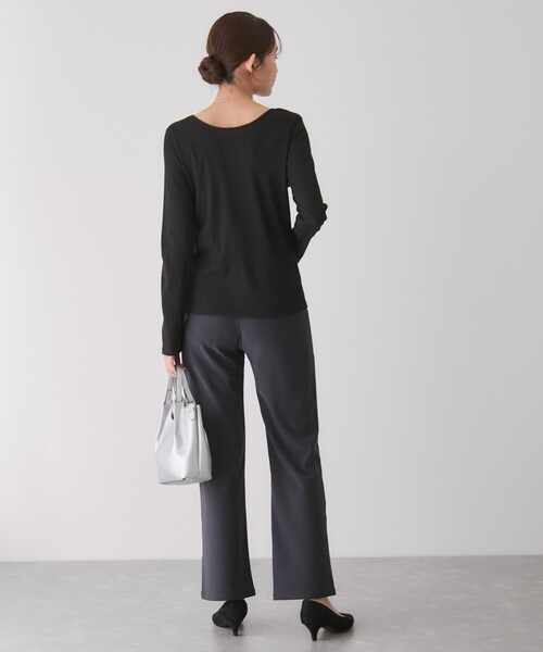 Jayro（ジャイロ）の「前後2WAYラメプルオーバー（Tシャツ/カットソー・レディース・シルバー/ベージュ/ブラック系その他/ブラック・M）」の10枚目の写真