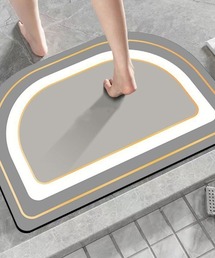 shoppinggo（ショッピングゴー）の「珪藻土バスマット お風呂マット 足ふきマット 速乾 40*60 柔らか かわいい 薄い 珪藻土マット（インテリア雑貨）」