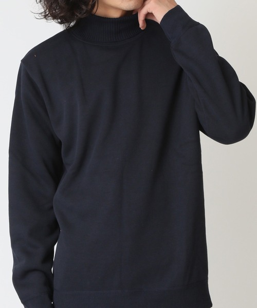 ARCADE（アーケード）の「薄手で暖かい タートル裏シャギーフリースニット（ニット/セーター・メンズ・グレー/ブラック/ワイン/ブラウン/ホワイト/ネイビー/ベージュ/オレンジ・M/L/XL）」の6枚目の写真