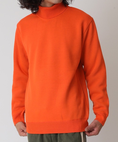 ARCADE（アーケード）の「薄手で暖かい タートル裏シャギーフリースニット（ニット/セーター・メンズ・グレー/ブラック/ワイン/ブラウン/ホワイト/ネイビー/ベージュ/オレンジ・M/L/XL）」の8枚目の写真