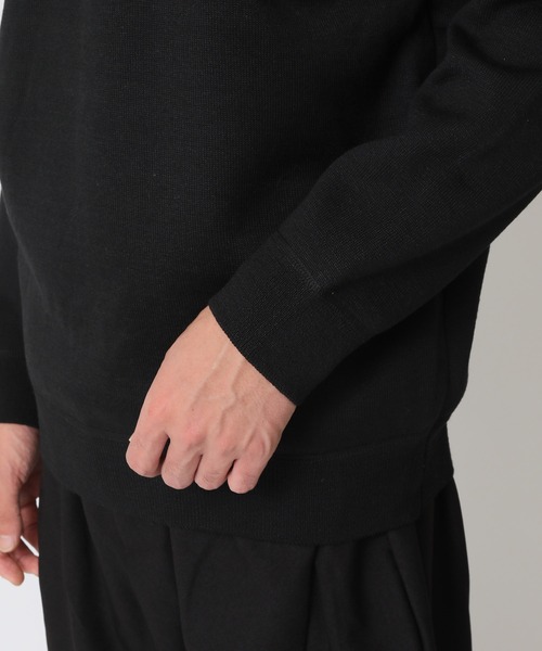 ARCADE（アーケード）の「薄手で暖かい タートル裏シャギーフリースニット（ニット/セーター・メンズ・グレー/ブラック/ワイン/ブラウン/ホワイト/ネイビー/ベージュ/オレンジ・M/L/XL）」の15枚目の写真