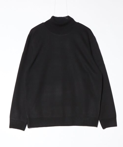 ARCADE（アーケード）の「薄手で暖かい タートル裏シャギーフリースニット（ニット/セーター・メンズ・グレー/ブラック/ワイン/ブラウン/ホワイト/ネイビー/ベージュ/オレンジ・M/L/XL）」の17枚目の写真