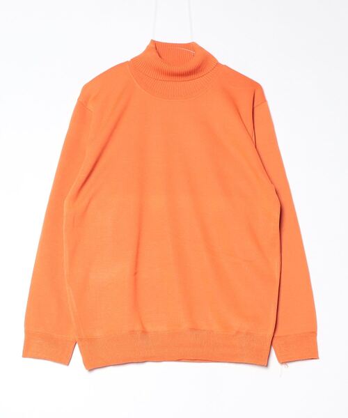 ARCADE（アーケード）の「薄手で暖かい タートル裏シャギーフリースニット（ニット/セーター・メンズ・グレー/ブラック/ワイン/ブラウン/ホワイト/ネイビー/ベージュ/オレンジ・M/L/XL）」の14枚目の写真