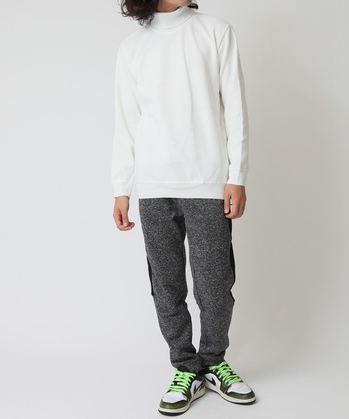 ARCADE（アーケード）の「薄手で暖かい タートル裏シャギーフリースニット（ニット/セーター・メンズ・グレー/ブラック/ワイン/ブラウン/ホワイト/ネイビー/ベージュ/オレンジ・M/L/XL）」の21枚目の写真