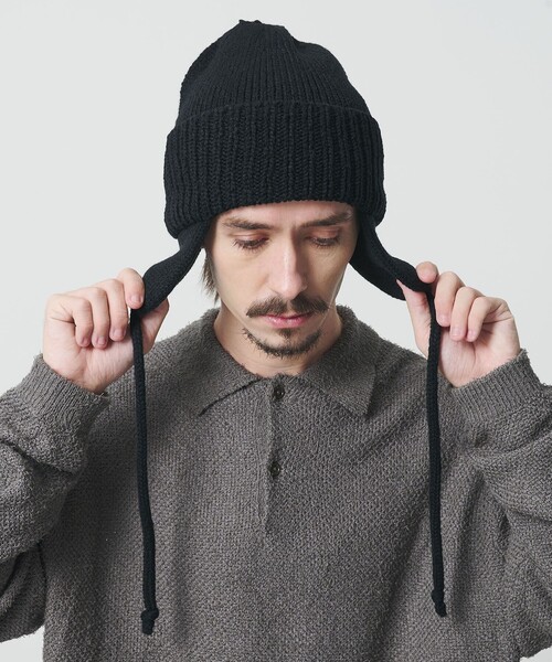 Racal＞イヤー ニット ワッチ キャップ（ニットキャップ/ビーニー