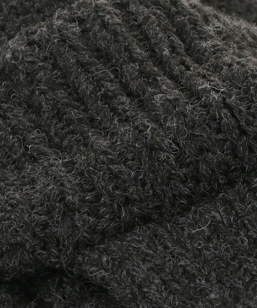 RACAL（ラカル）の「＜Racal＞イヤー ニット ワッチ キャップ（ニットキャップ/ビーニー・メンズ・ダークグレー/ブラック・FREE）」の10枚目の写真