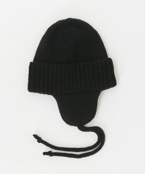 RACAL（ラカル）の「＜Racal＞イヤー ニット ワッチ キャップ（ニットキャップ/ビーニー・メンズ・ダークグレー/ブラック・FREE）」の14枚目の写真