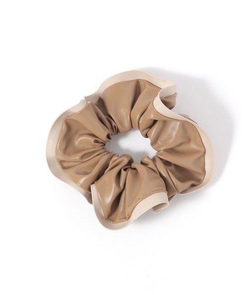 セール】バイカラーPUシュシュ（シュシュ）｜niko and（ニコアンド