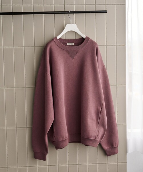 BEAUTY&YOUTH UNITED ARROWS(ビューティーアンドユースユナイテッドアローズ)の「ミラノリブ クルーネック ニットスウェット(ニット/セーター・メンズ・ライラック/ナチュラル/ブラック・L/M/XL/S)」の1枚目の写真