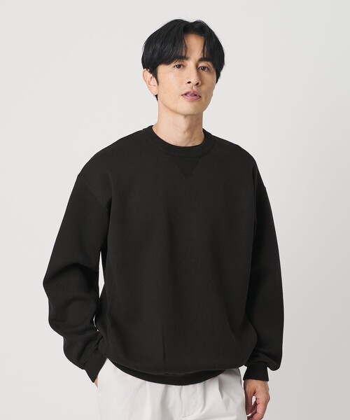 BEAUTY&YOUTH UNITED ARROWS(ビューティーアンドユースユナイテッドアローズ)の「ミラノリブ クルーネック ニットスウェット(ニット/セーター・メンズ・ライラック/ナチュラル/ブラック・L/M/XL/S)」の9枚目の写真