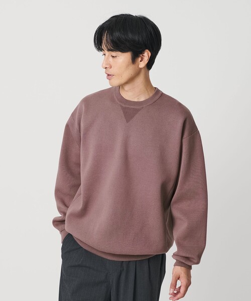 BEAUTY&YOUTH UNITED ARROWS(ビューティーアンドユースユナイテッドアローズ)の「ミラノリブ クルーネック ニットスウェット(ニット/セーター・メンズ・ライラック/ナチュラル/ブラック・L/M/XL/S)」の10枚目の写真