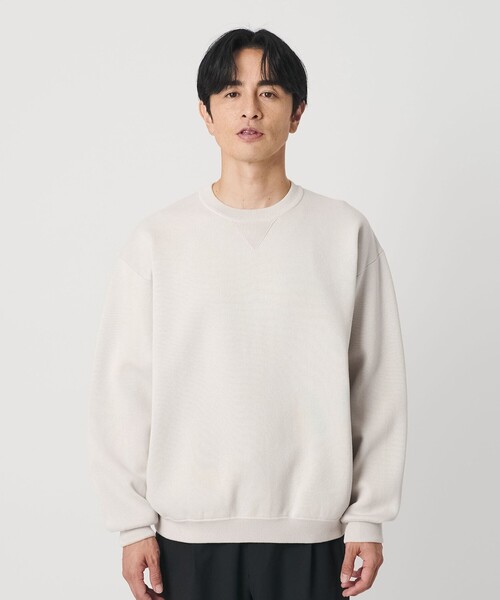 BEAUTY&YOUTH UNITED ARROWS(ビューティーアンドユースユナイテッドアローズ)の「ミラノリブ クルーネック ニットスウェット(ニット/セーター・メンズ・ライラック/ナチュラル/ブラック・L/M/XL/S)」の12枚目の写真