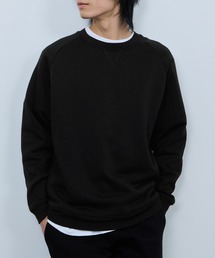 NAVY 裏ボアトレーナー