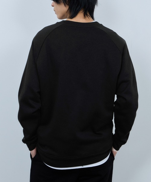 NAVY(ネイビー)の「NAVY 裏ボアトレーナー(スウェット・メンズ・ネイビー/ブラック/オートミール/杢グレー・XL/L/M/S)」の12枚目の写真