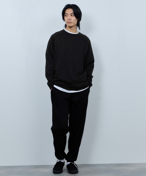 NAVY(ネイビー)の「NAVY 裏ボアトレーナー(スウェット・メンズ・ネイビー/ブラック/オートミール/杢グレー・XL/L/M/S)」の13枚目の写真