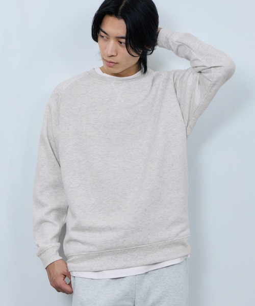 NAVY(ネイビー)の「NAVY 裏ボアトレーナー(スウェット・メンズ・ネイビー/ブラック/オートミール/杢グレー・XL/L/M/S)」の14枚目の写真