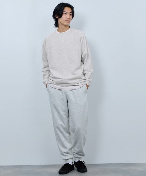 NAVY(ネイビー)の「NAVY 裏ボアトレーナー(スウェット・メンズ・ネイビー/ブラック/オートミール/杢グレー・XL/L/M/S)」の15枚目の写真