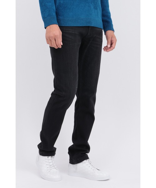 HIGH STREET（ハイストリート）の「ｽﾄﾚｯﾁﾃｰﾊﾟｰﾄﾞﾌﾞﾗｯｸﾃﾞﾆﾑ（デニムパンツ・メンズ・ブラック・SMALL/LL/LARGE/MEDIUM）」の2枚目の写真