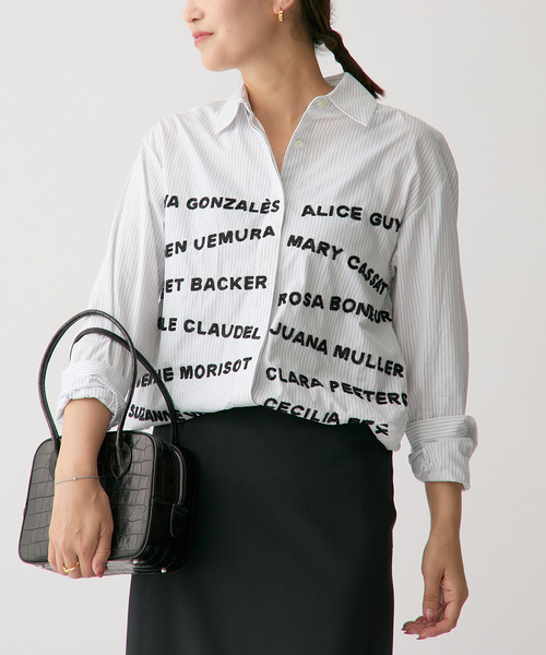 mii ミィ HAND EMBROIDERED シャツ 17/SHIRTS（シャツ/ブラウス）｜mii