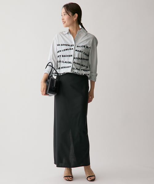 mii ミィ HAND EMBROIDERED シャツ 17/SHIRTS（シャツ/ブラウス）｜mii