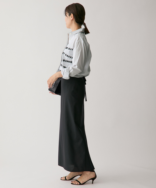 mii(ミー)の「mii ミィ HAND EMBROIDERED シャツ 17/SHIRTS(シャツ/ブラウス・レディース・ブラック系その他・FREE)」の4枚目の写真
