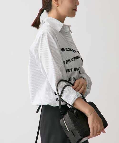 mii ミィ HAND EMBROIDERED シャツ 17/SHIRTS（シャツ/ブラウス）｜mii