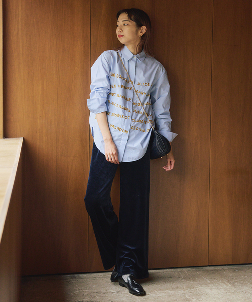 mii ミィ HAND EMBROIDERED シャツ 17/SHIRTS（シャツ/ブラウス）｜mii