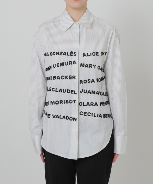 mii ミィ HAND EMBROIDERED シャツ 17/SHIRTS（シャツ/ブラウス）｜mii