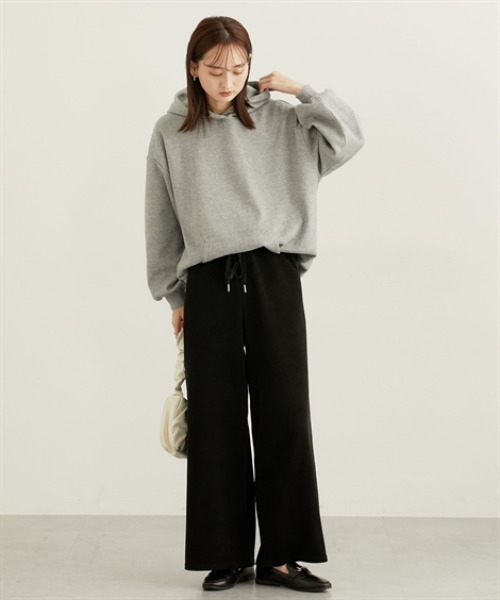 nissen（ニッセン）の「裏起毛袖バルーンパーカー（パーカー・レディース・ライトベージュ/チャコールグレー/ブルー/杢グレー・M/L/LL/3L）」の7枚目の写真